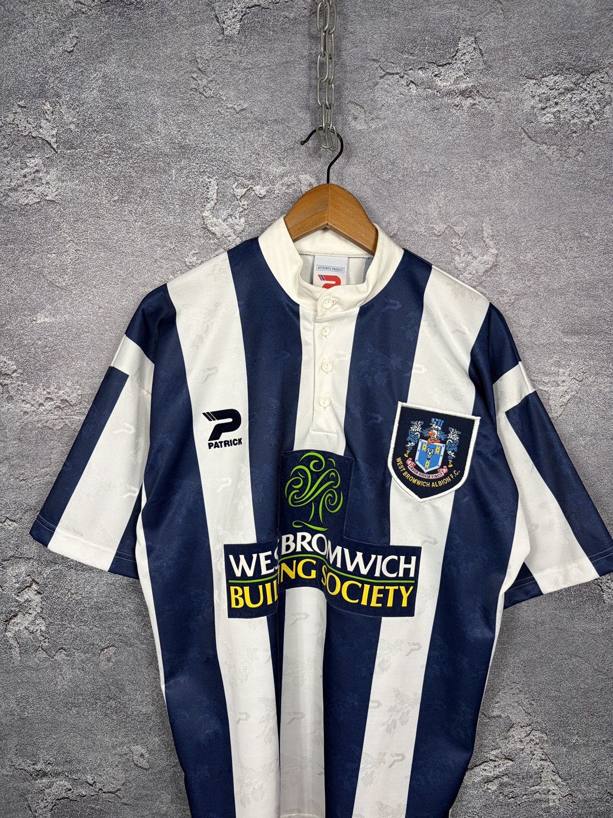 Vintage Vintage 1997 West Bromwich Albion #8 Sneekes Jersey T-shirt Size US M / EU 48-50 / 2 - 4 Thumbnail