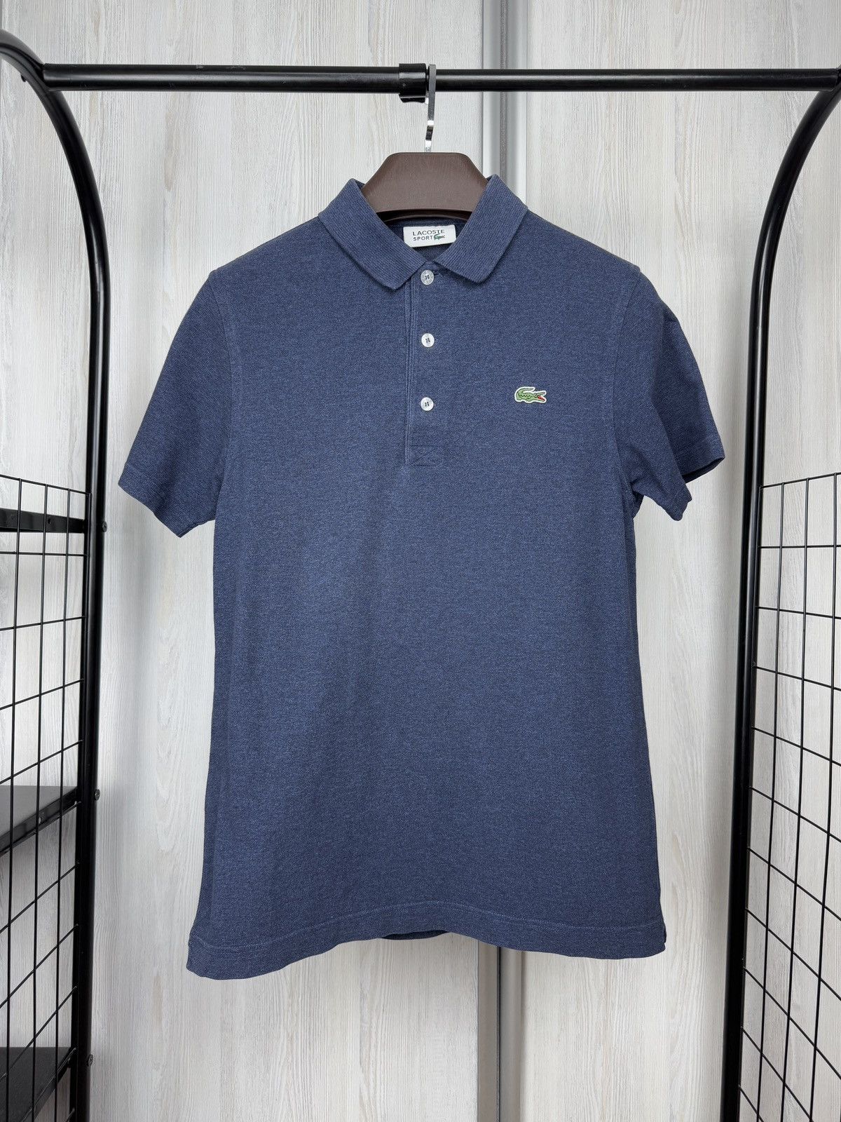 Lacoste Lacoste Sport blue basic polo shirt size S Size US S / EU 44-46 / 1 - 1 Thumbnail
