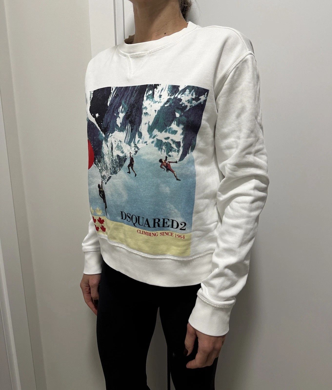 Dsquared2 Dsquared2 Womens Climbing Since 1964 Sweatshirt Sweater Size S / US 4 / IT 40 - 2 Thumbnail
