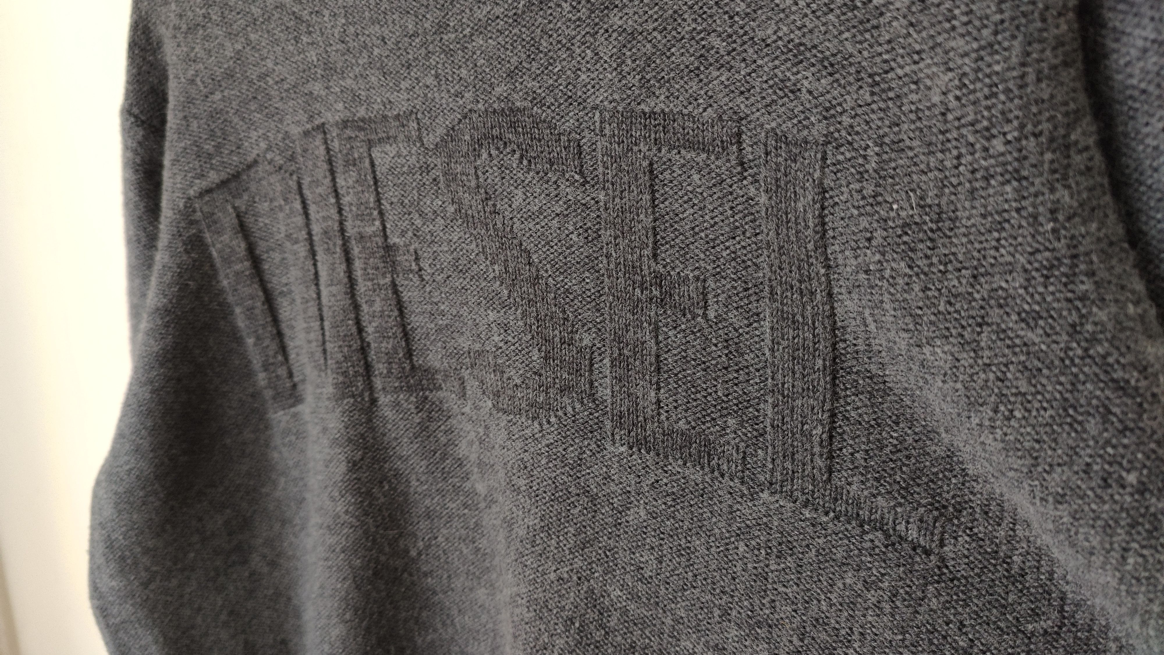 Diesel Diesel Big Spell Out Logo Vintage 90s Wool Sweater Italy Size US L / EU 52-54 / 3 - 4 Thumbnail