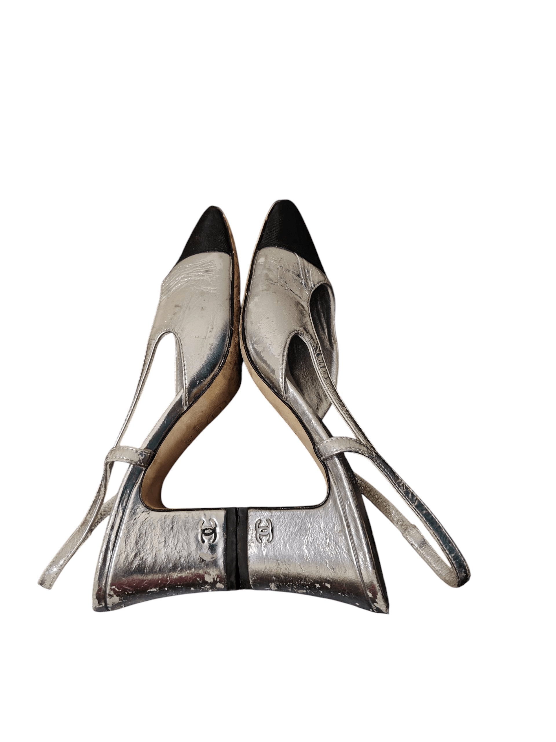 Chanel Distressed Chanel Heels Size US 6.5 / IT 36.5 - 7 Thumbnail