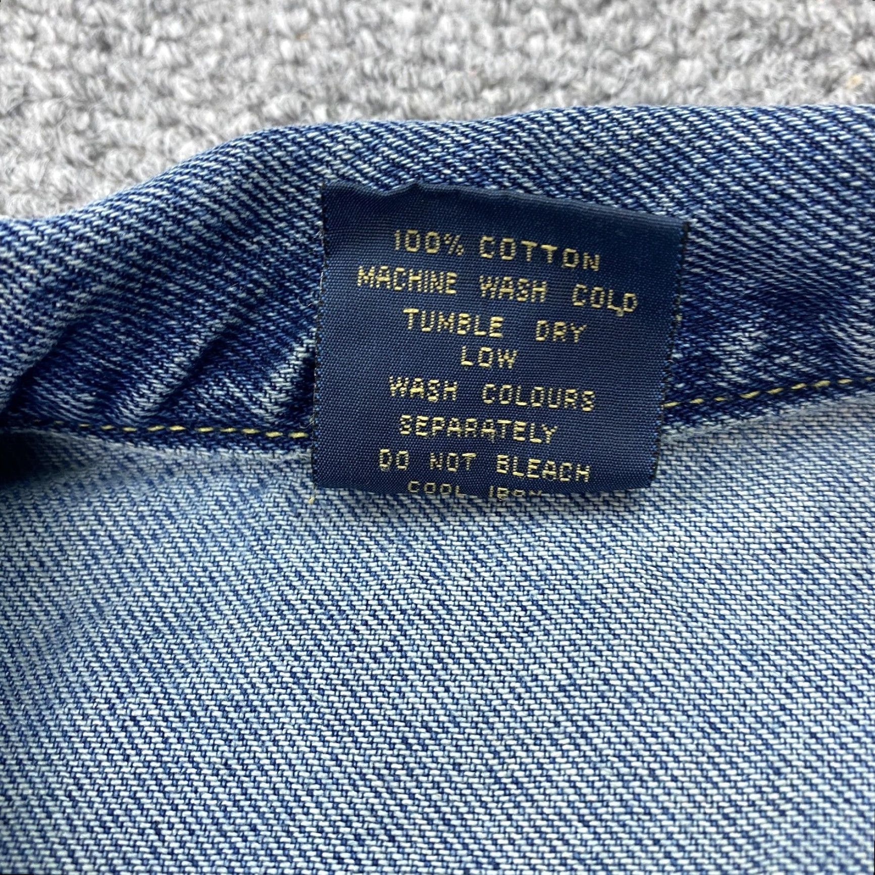 Karl Kani VINTAGE Karl Kani Jacket Mens L Denim Military Button 90s Hip Hop Streetwear Blue Mens Size US L / EU 52-54 / 3 - 6 Thumbnail