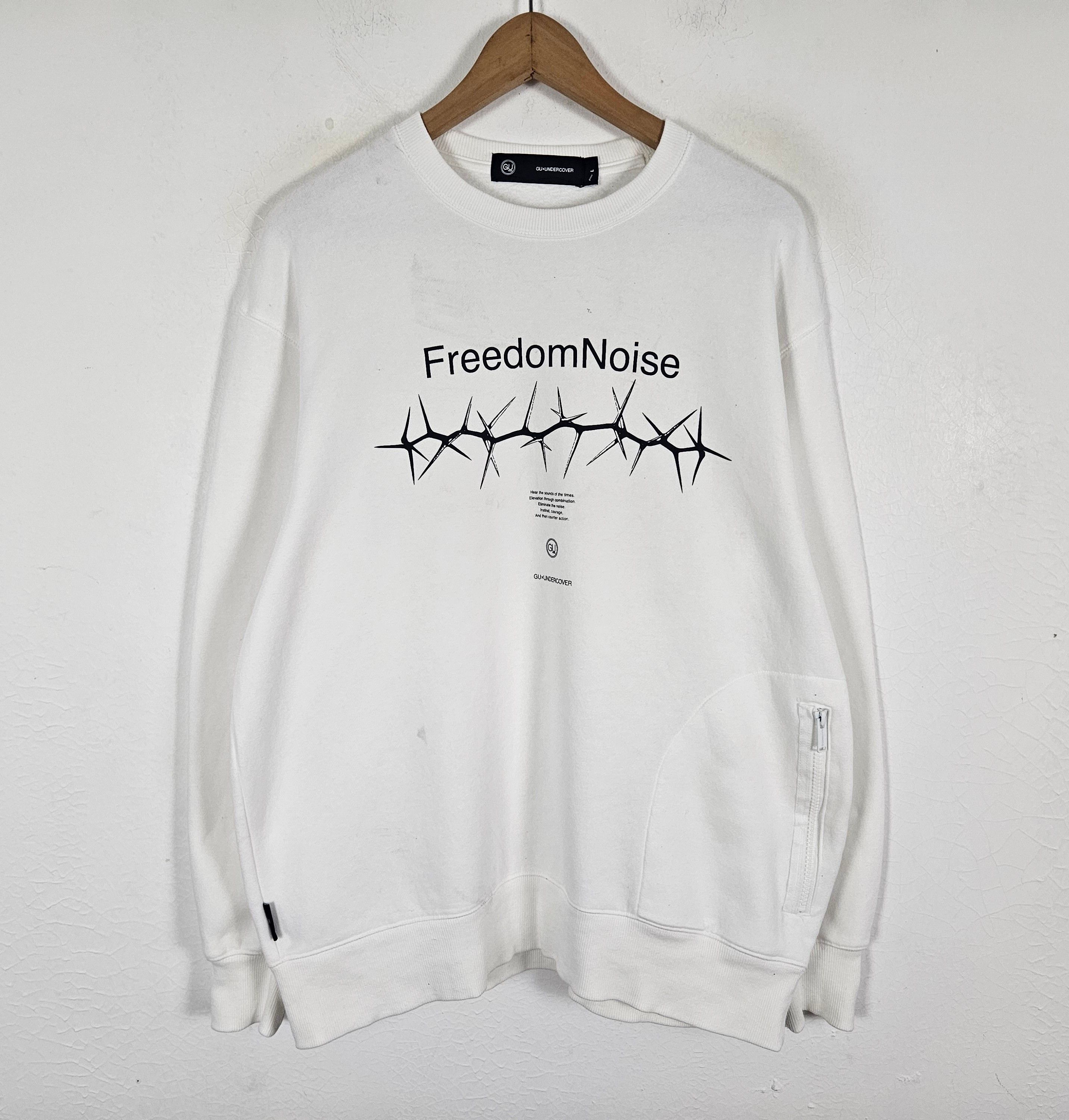 GU × Jun Takahashi × Undercover GU Undercover Freedom Noise Sweatshirt Size US L / EU 52-54 / 3 - 2 Thumbnail