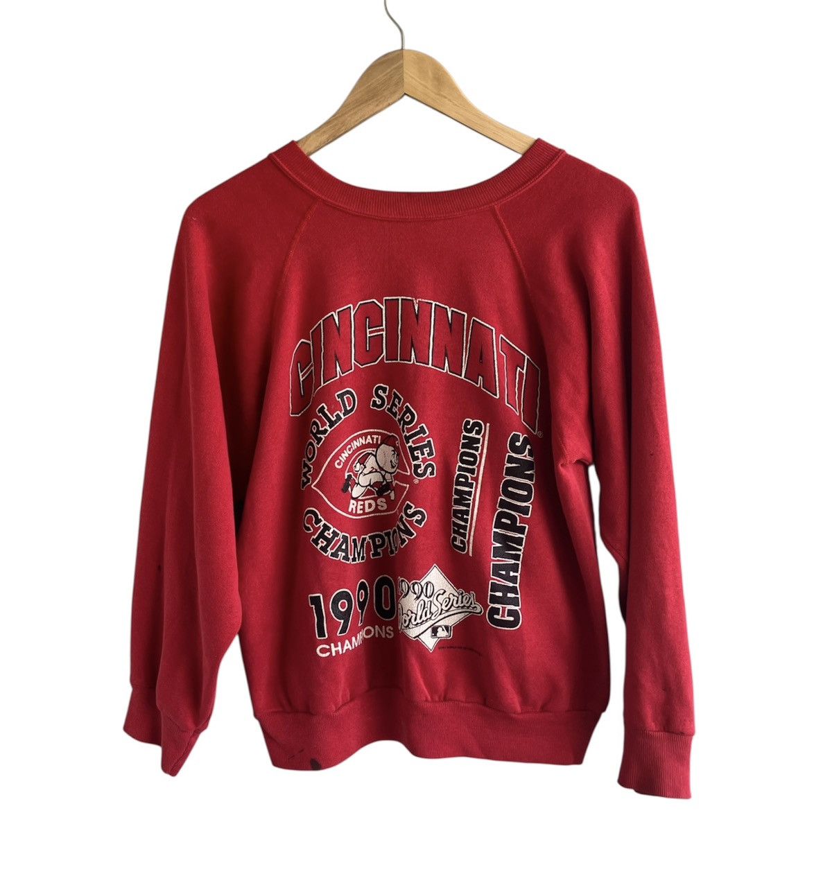 MLB Cincinnati Reds 1990 World Series Champions Crewneck Size US M / EU 48-50 / 2 - 4 Thumbnail