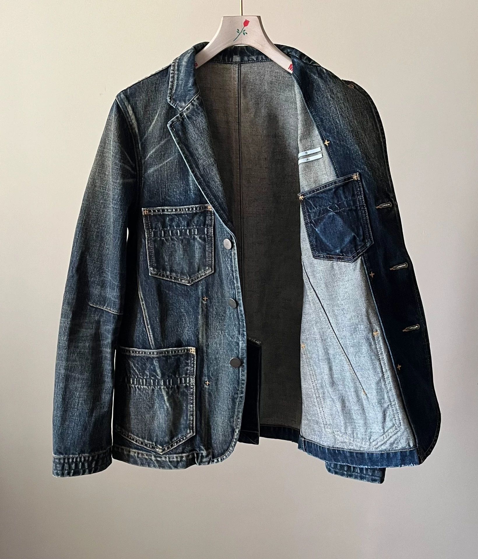 Number (N)ine NUMBER (N)INE 08SS Denim Jacket Size US M / EU 48-50 / 2 - 5 Thumbnail