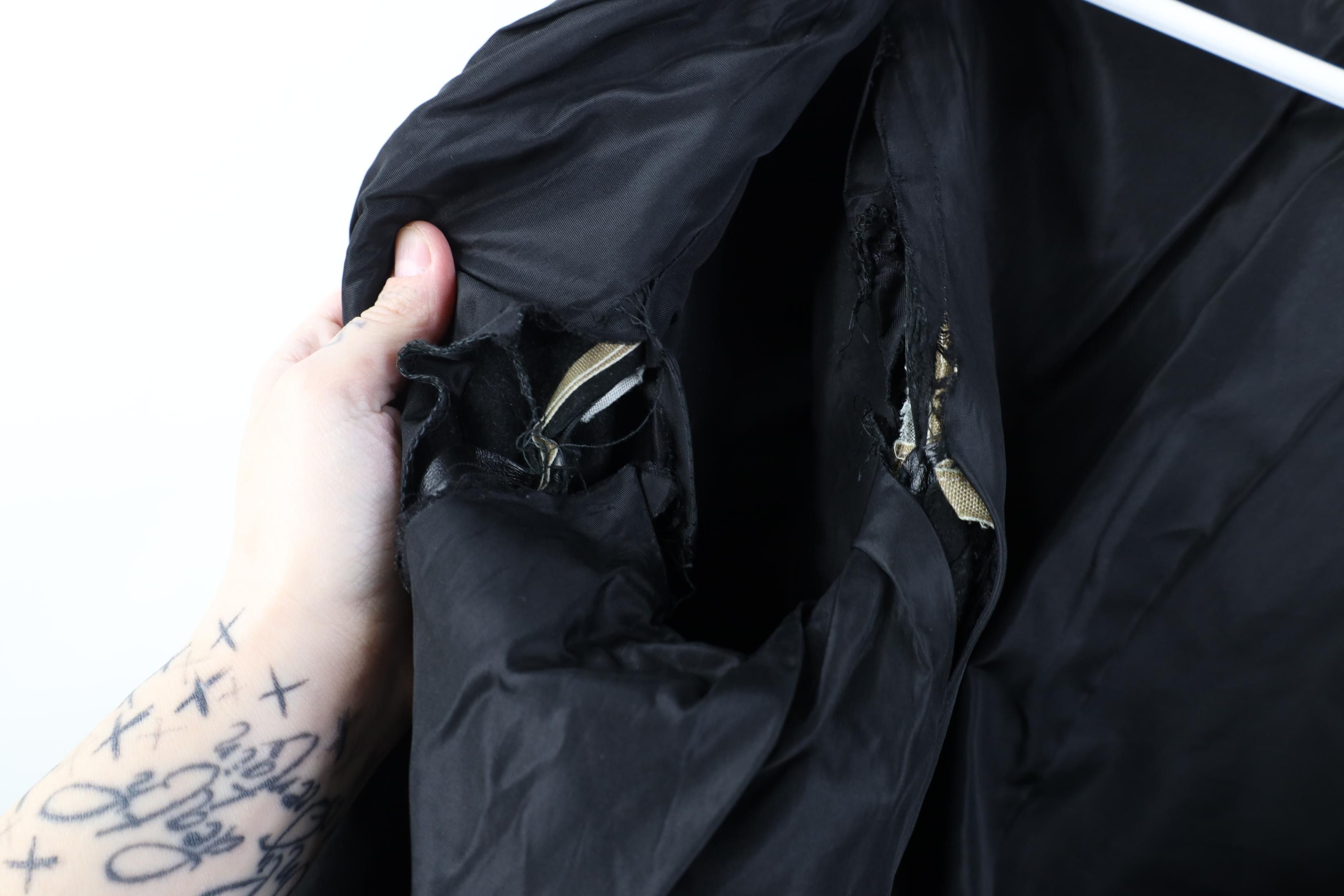 Vintage Vintage 70s Streetwear Leather Trench Coat Jacket Black Size L / US 10 / IT 46 - 15 Thumbnail