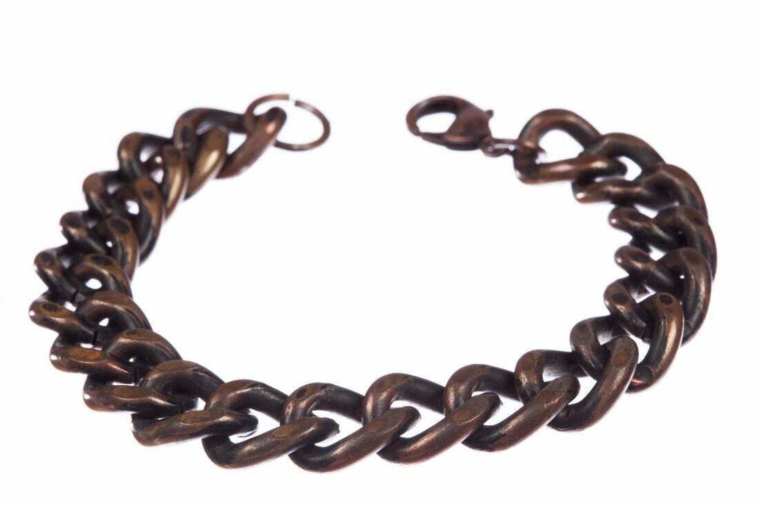 Designer Copper Chain Link Bracelet Size ONE SIZE - 4 Thumbnail