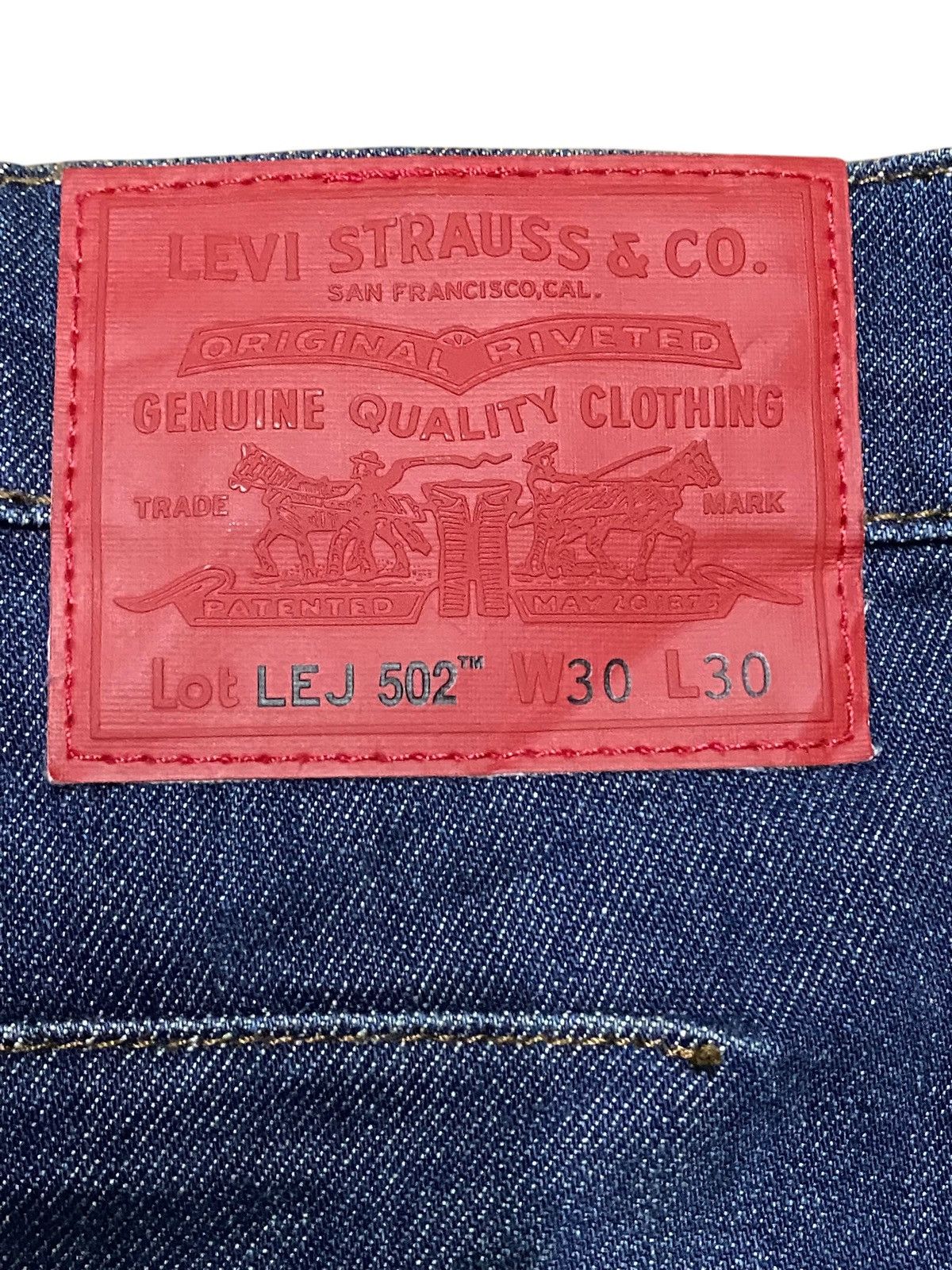 Levi's Vintage Levis Engineered Twisted Leg Blue Wash Slim Jeans Size US 32 / EU 48 - 10 Thumbnail