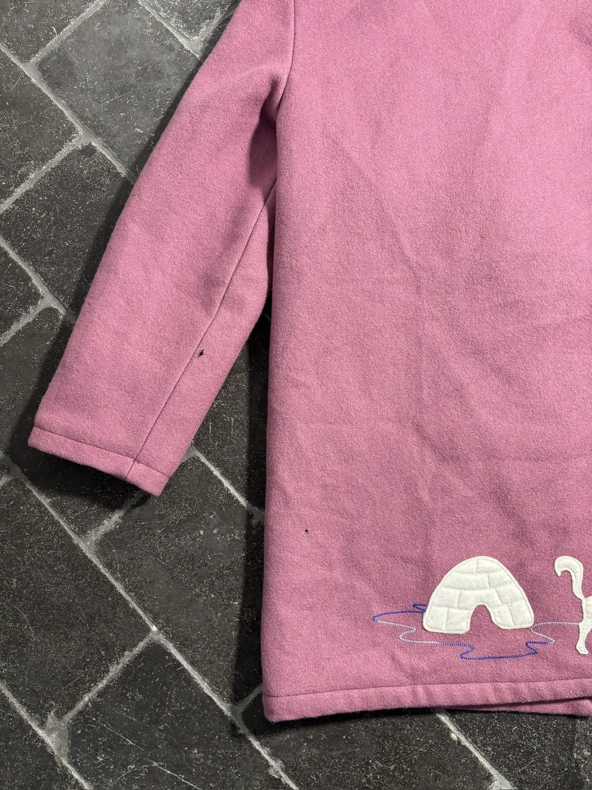 Vintage Vintage Duffle Coat Wool Eskimo Inuit Embroidered Indegenous Size US XS / EU 42 / 0 - 15 Thumbnail