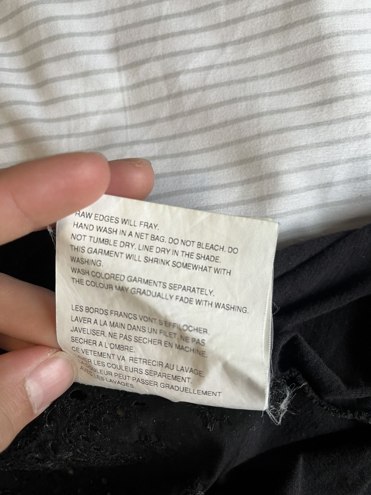Comme des Garcons Comme des garçons Tricot see through Tee Size US S / EU 44-46 / 1 - 7 Thumbnail