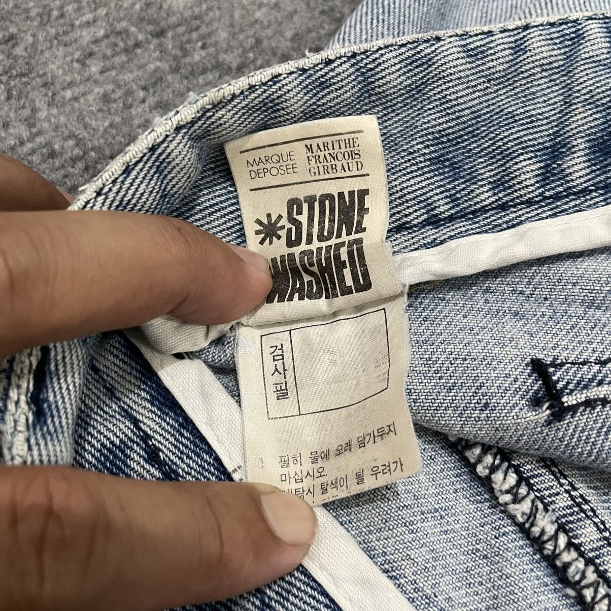 Marithe + Francois Girbaud Vintage MFG Double Zip Front Detail Light Wash Denim Size US 30 / EU 46 - 9 Thumbnail