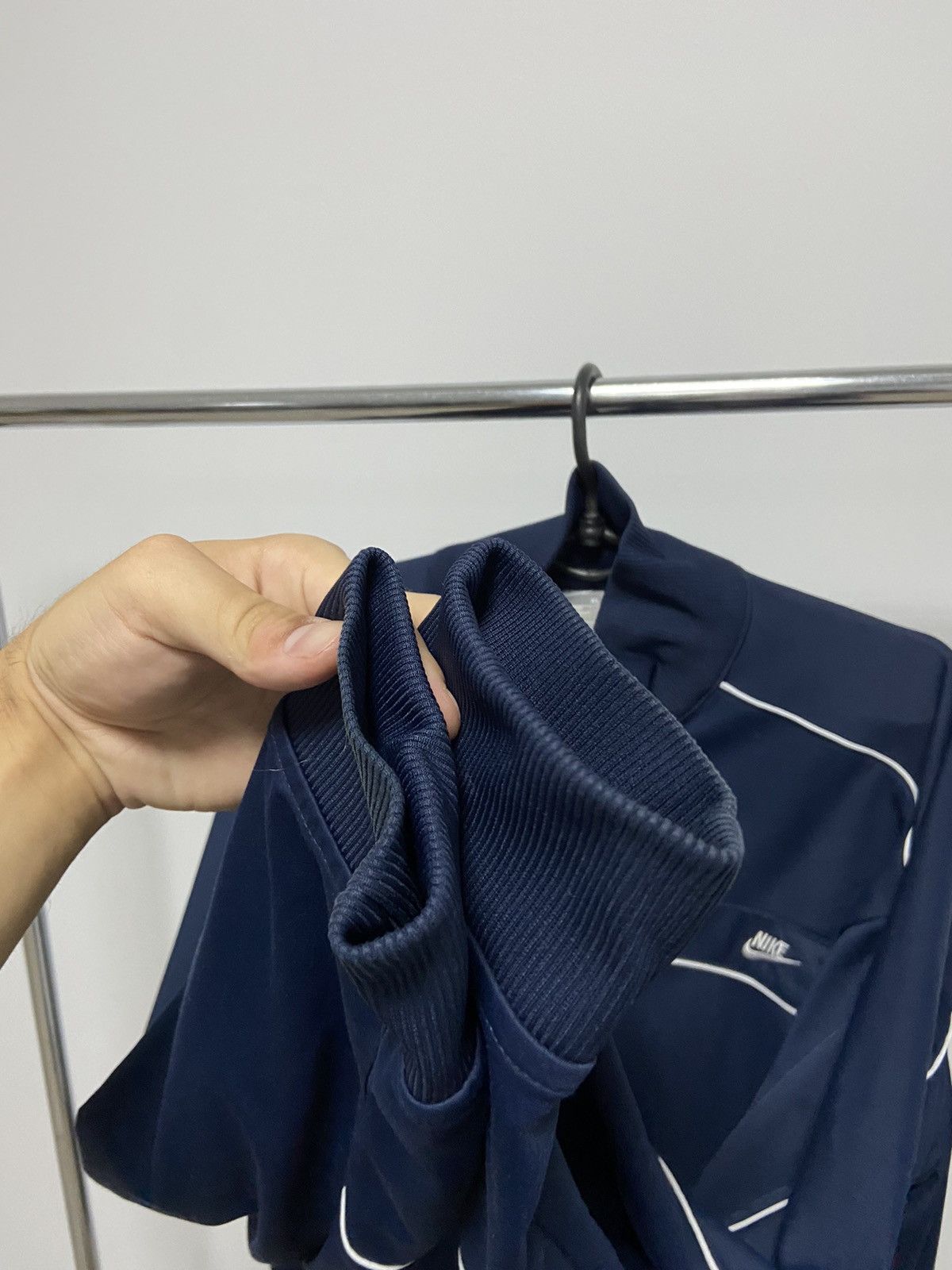 Nike × Vintage Nike Vintage Sweatshirt Windbreaker small Logo 90s Size US XL / EU 56 / 4 - 8 Thumbnail