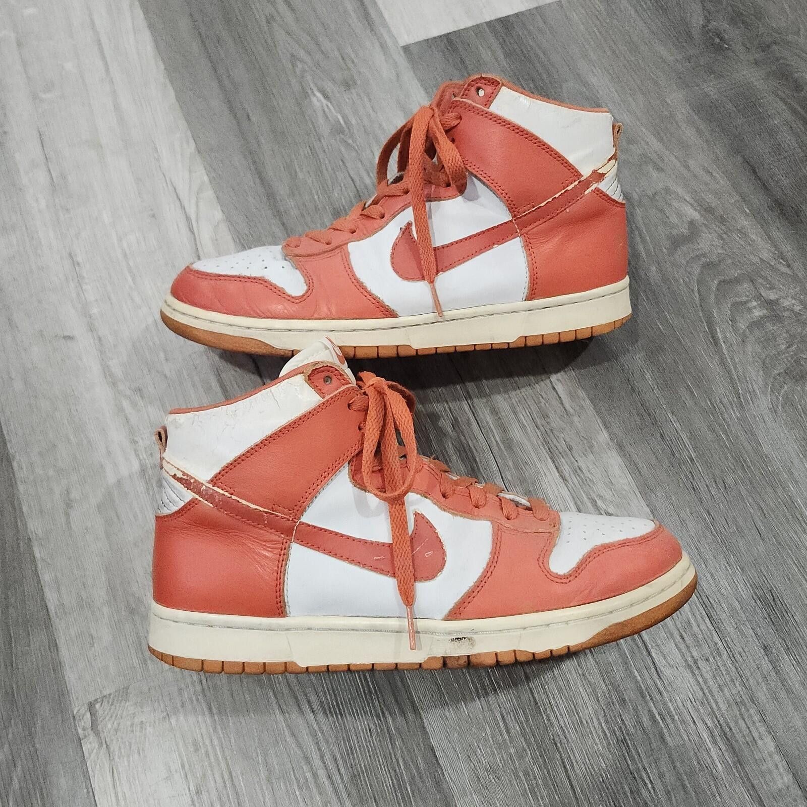 Nike Vintage 1999 Nike Dunk High Syracuse Orange White Mens 10 Size US 10 / EU 43 - 1 Thumbnail