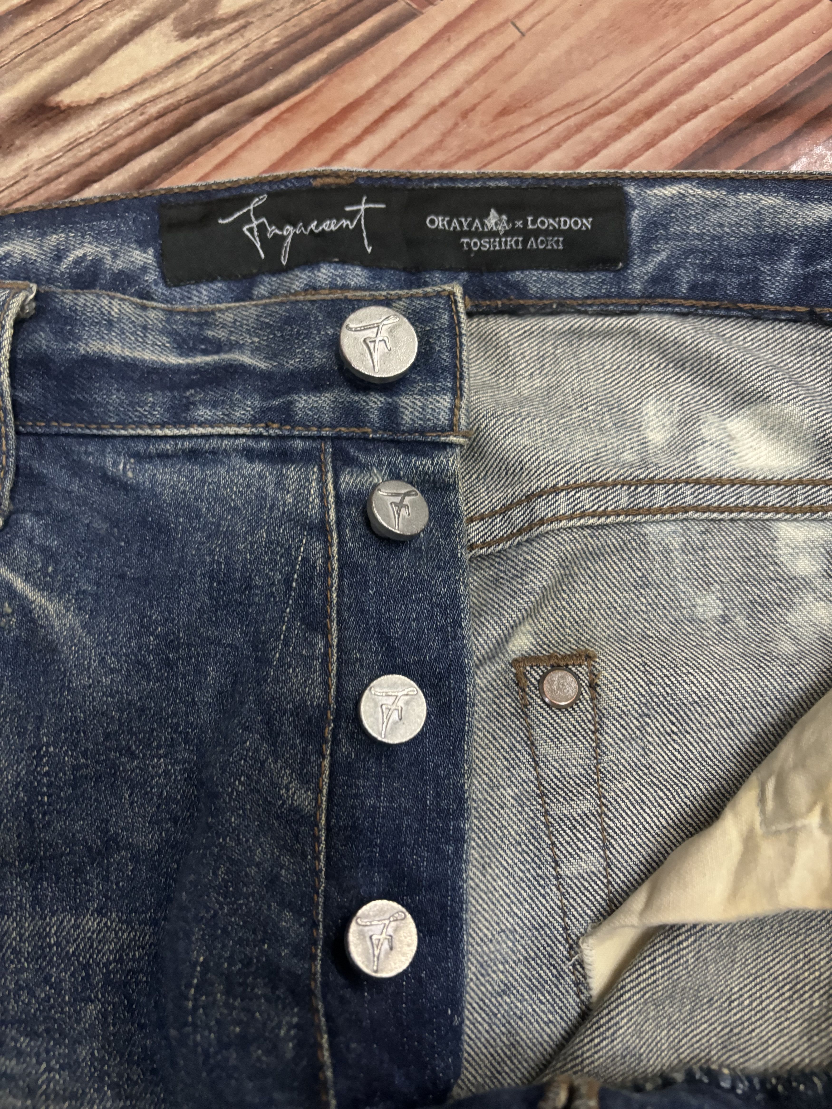 Fagassent Toshiki Aoki FAGASSENT TOSHIKI AOKI BLEACH DESTROYED DENIM JEANS Size US 32 / EU 48 - 10 Thumbnail