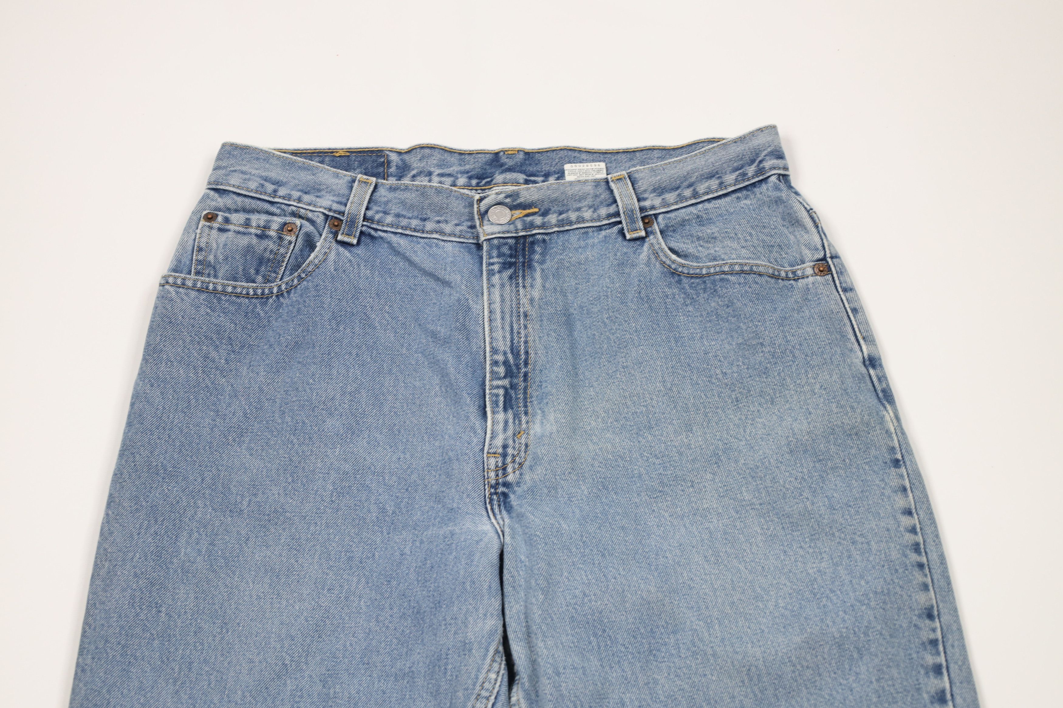 Levi's × Vintage Vintage Y2K 2002 Levis 550 Relaxed Tapered Leg Denim Jeans Size 36" / US 14 / IT 50 - 2 Thumbnail
