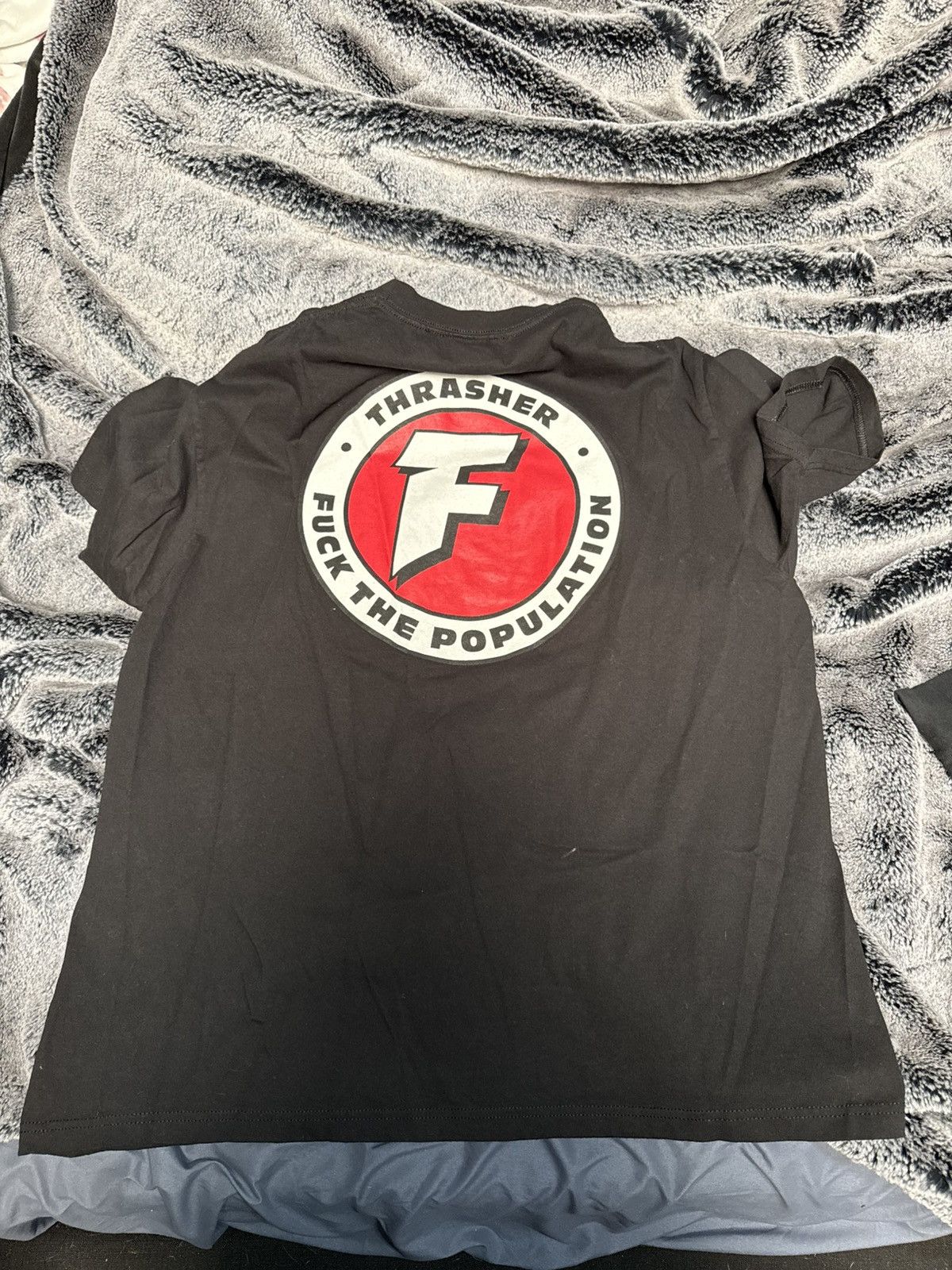 Fuck The Population Ftp thrasher tee Size US XXL / EU 58 / 5 - 2 Thumbnail