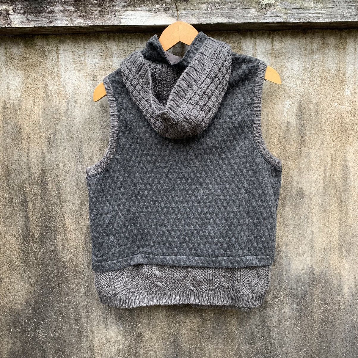 Japanese Brand JAPANESE KNITTED HOODED QUILTED VEST TOUTA FAIT Size US M / EU 48-50 / 2 - 5 Thumbnail
