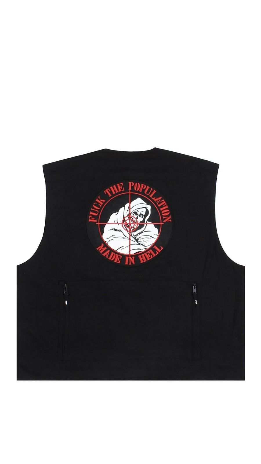 Fuck The Population FTP Made In Hell “Reaper” Tactical Vest - NEW (2021) Size US M / EU 48-50 / 2 - 1 Thumbnail
