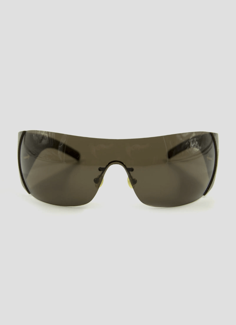 Prada PRADA Sunglasses Flame 2004 Star Mask Fire Chrome Silver Size ONE SIZE - 9 Thumbnail