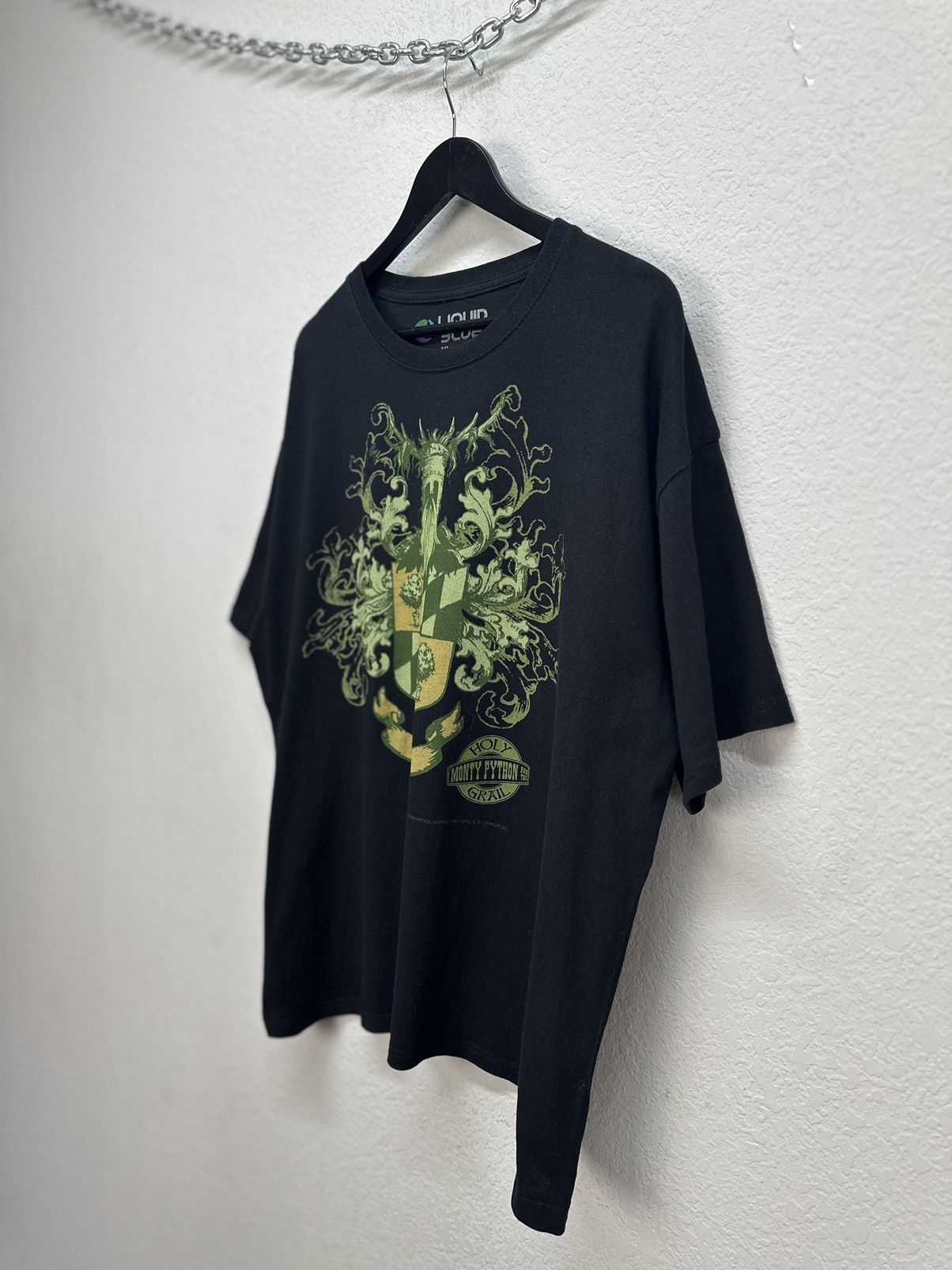 Affliction × Liquid Blue Vintage Monty Python & the Holy Grain Copyright 2011 T Shirt Size US XL / EU 56 / 4 - 2 Thumbnail