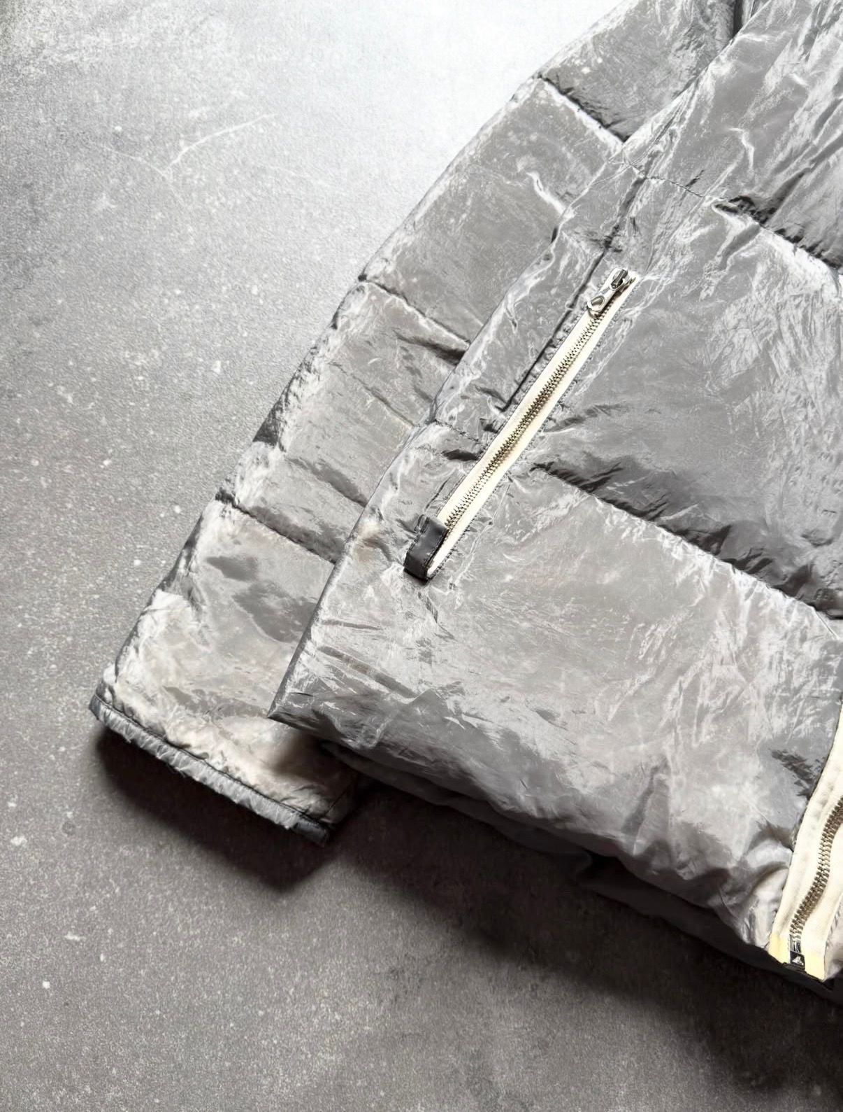 Stone Island Stone Island AW00 Raso Pure Metal Shell Jacket Size US XL / EU 56 / 4 - 5 Thumbnail