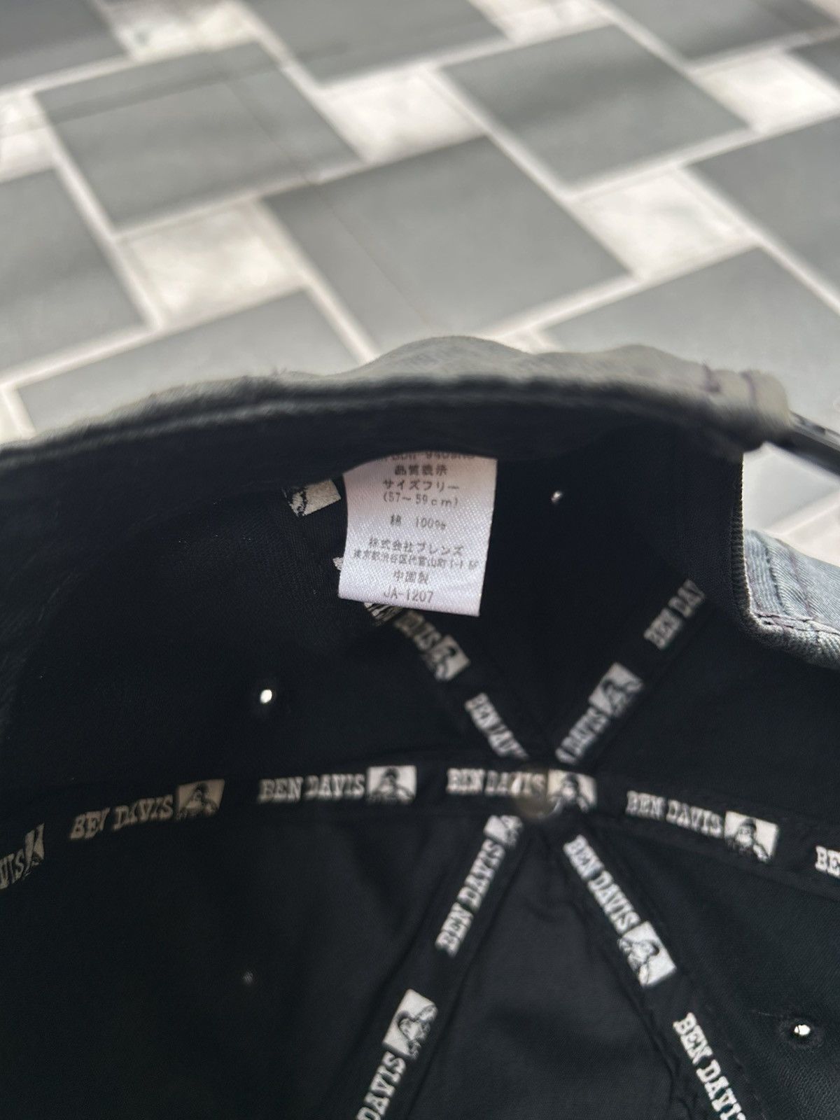 Ben Davis Vintage Bendavis bordir big logo snapback hat Size ONE SIZE - 3 Thumbnail