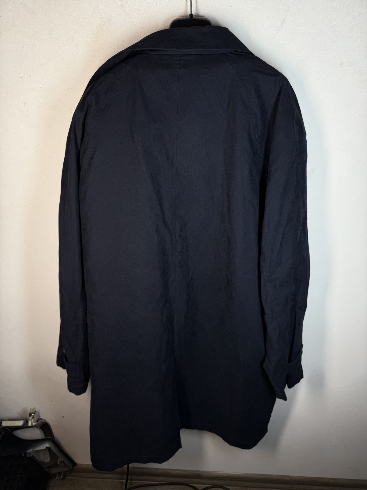 Yves Saint Laurent YSL Trenchcoat Navy Soft YSL Coat Size US XL / EU 56 / 4 - 12 Thumbnail