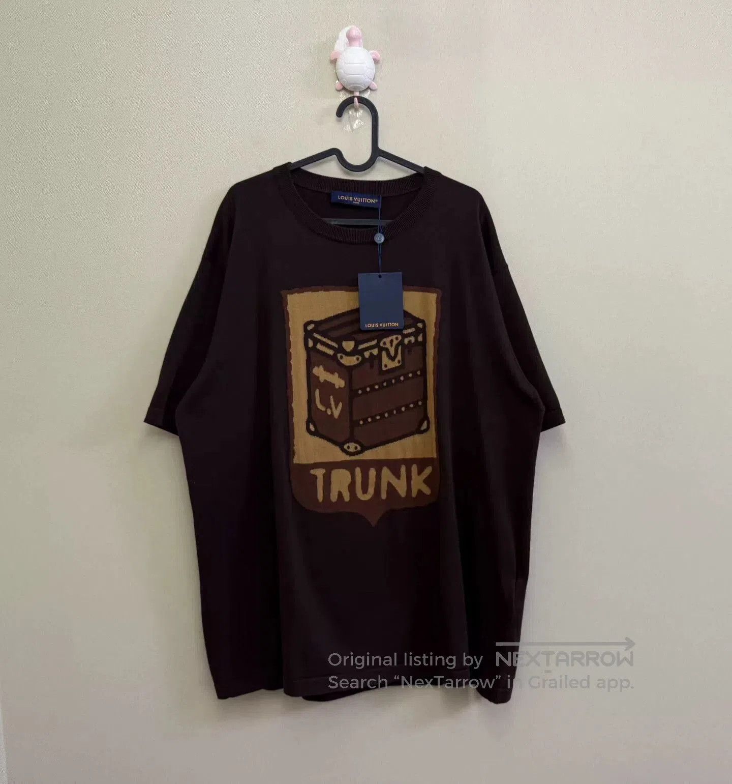 Louis Vuitton louis vuitton logo knitted short sleeve top. Size US XXL / EU 58 / 5 - 1 Thumbnail