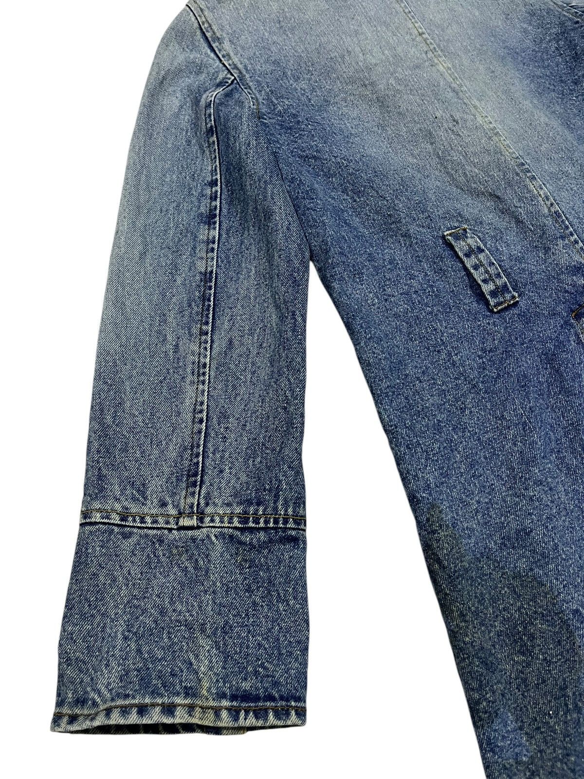 Hysteric Glamour 🇯🇵 BLUE MOON BLUE JAPAN DOUBLE BREASTED DENIM LONG JACKET Size ONE SIZE - 15 Thumbnail