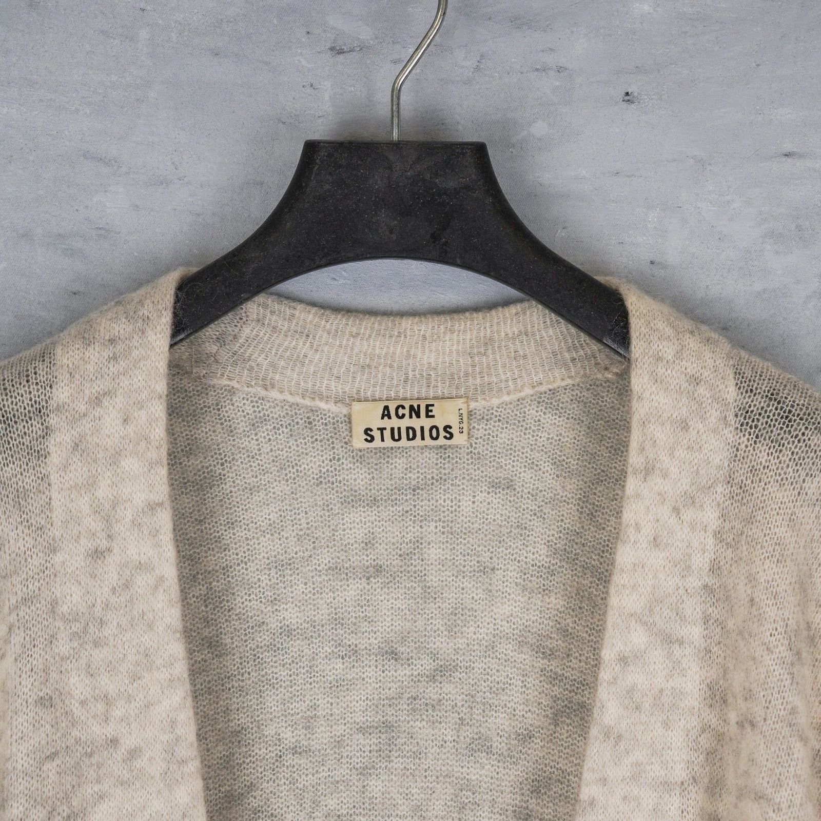 Acne Studios Acne studios raya aw13 gray wool oversized cardigan sweater Size XXS / US 00 / IT 34 - 4 Thumbnail