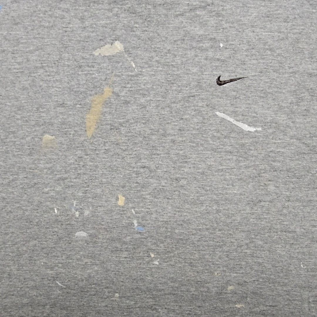 Nike Vintage Nike Paint Splatter Tee Gray Swoosh L Distressed Size US L / EU 52-54 / 3 - 2 Thumbnail