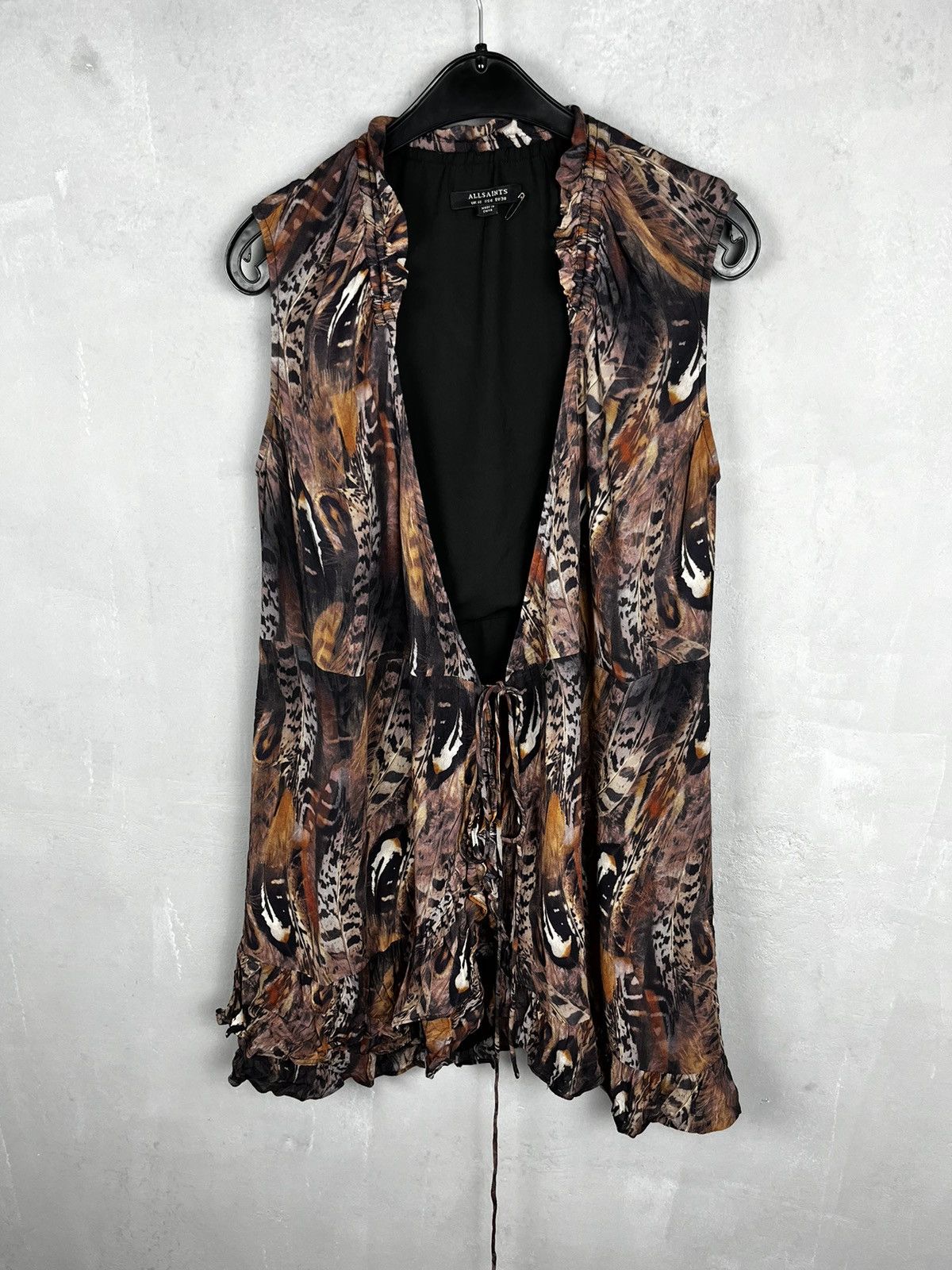 Allsaints × Designer Allsaints leopard cardigan Size M / US 6-8 / IT 42-44 - 1 Thumbnail