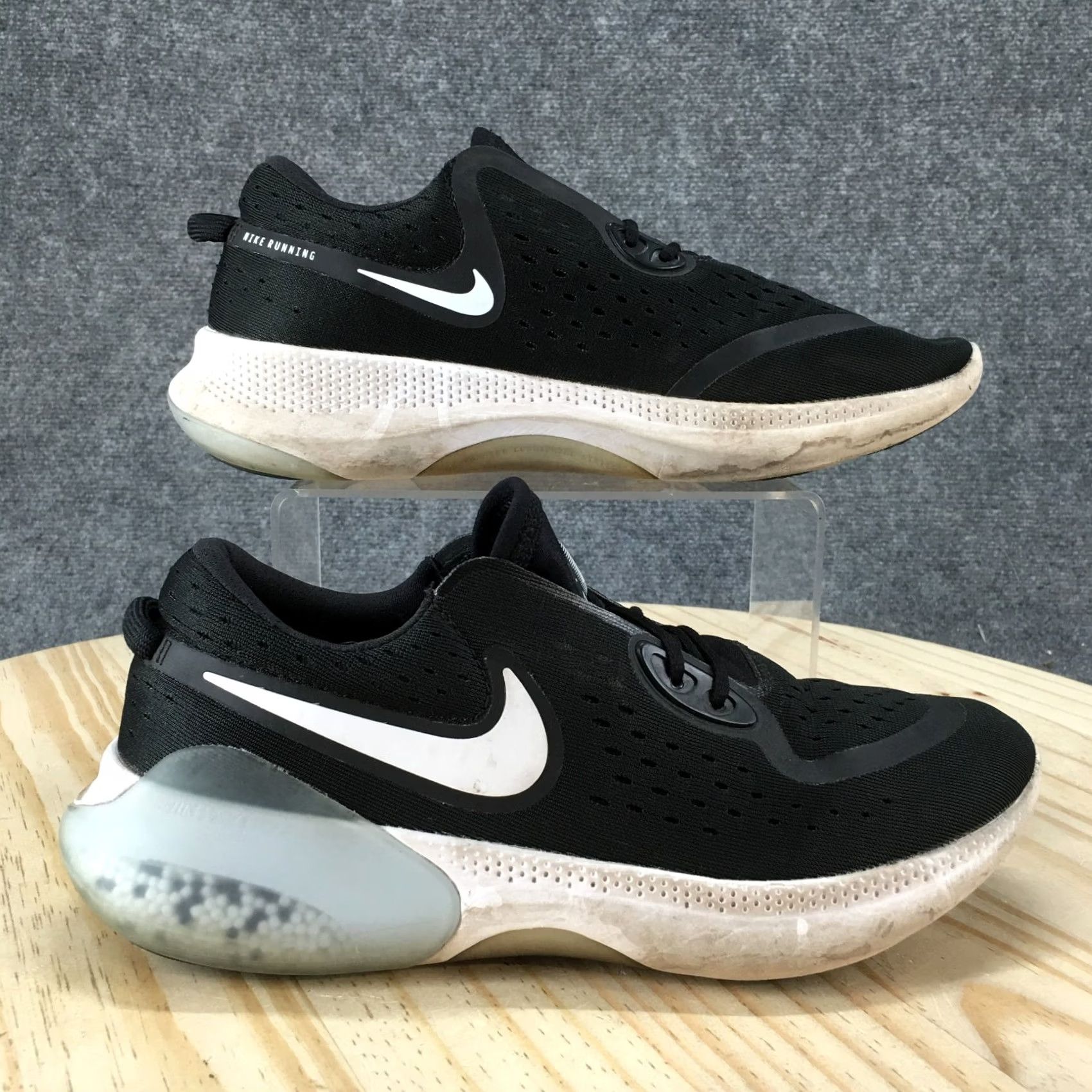 Nike Nike Joyride Dual Run Sneakers Womens 9.5 Black White Lace Up Low Top Shoe Size L / US 10 / IT 46 - 2 Thumbnail