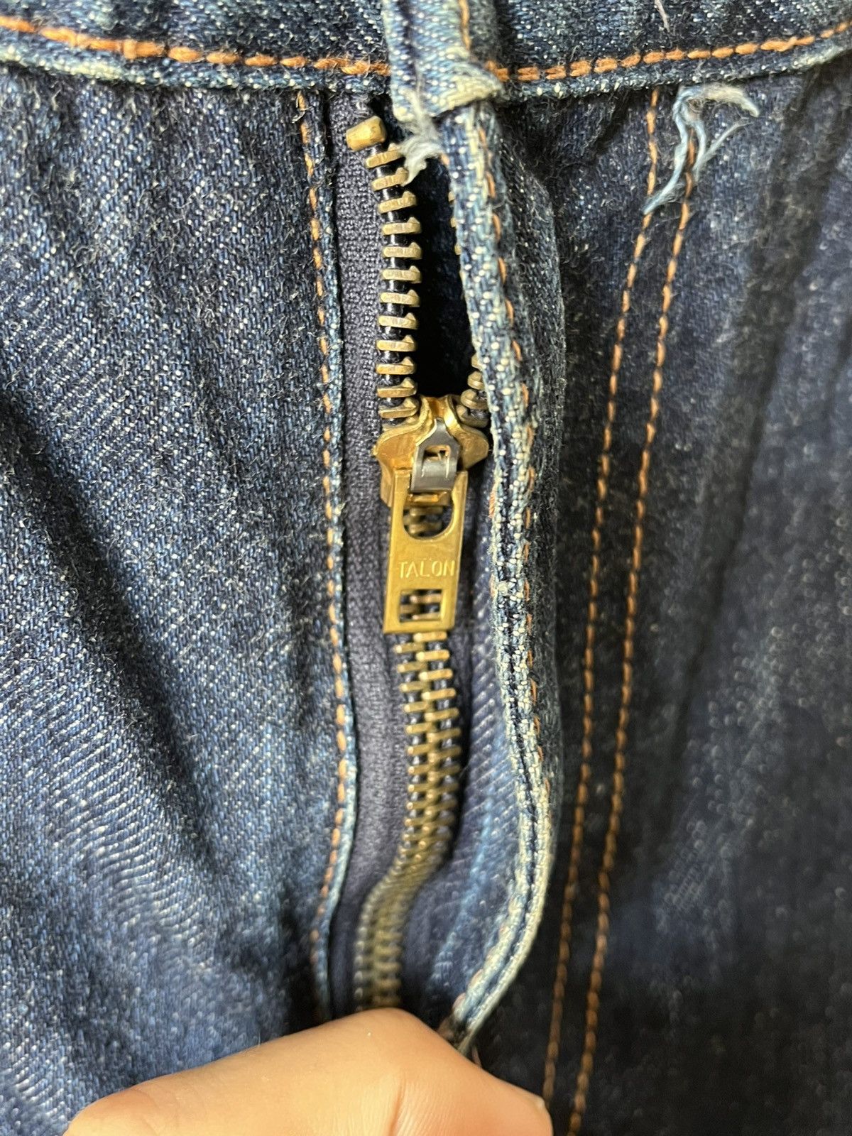 Edwin Vintage 70s Edwin Japan Half Selvedge Denim Size US 31 - 4 Thumbnail