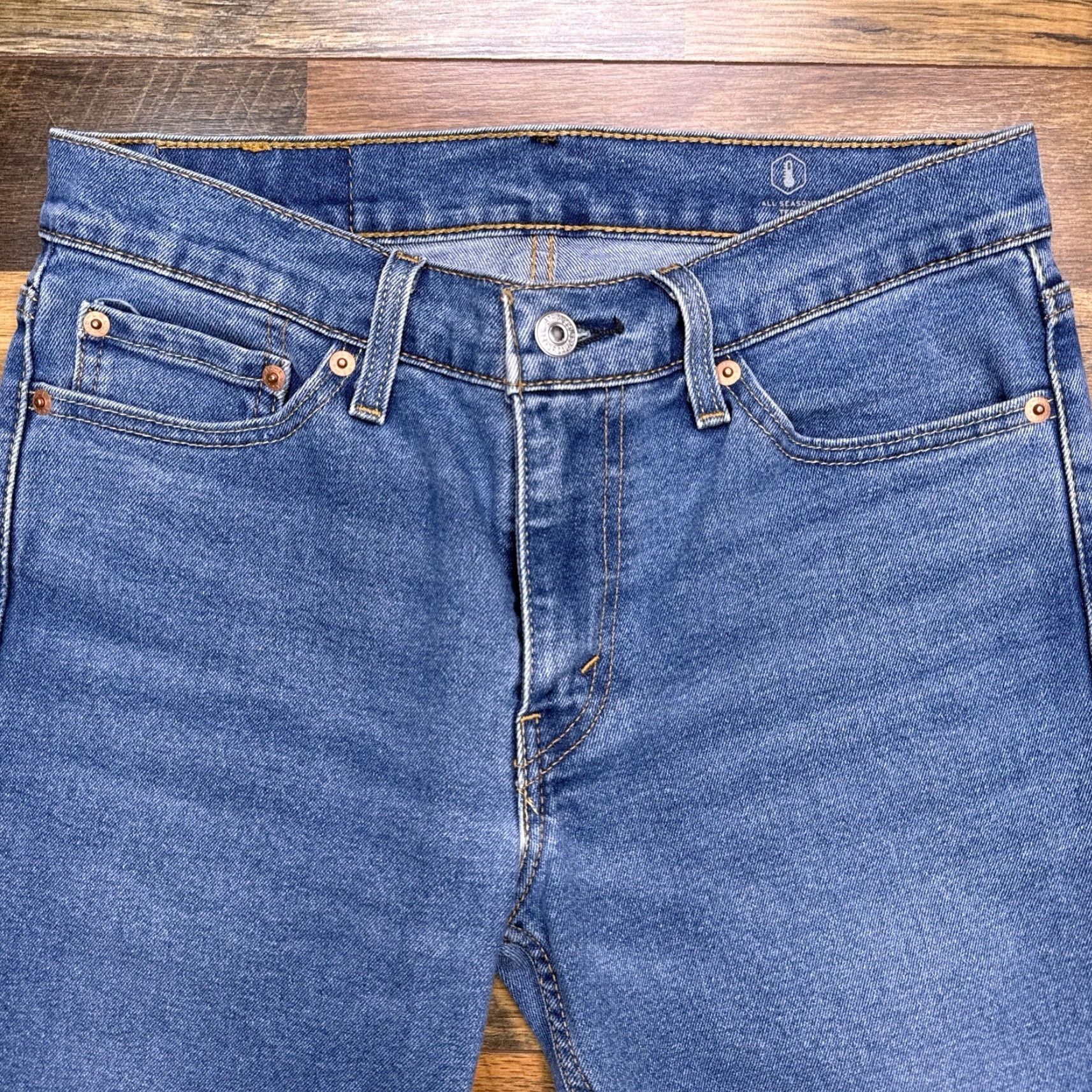 Levi's Levi's 511 Jeans Mens 29x30 Blue Mid Rise Slim Stretch Denim 5-Pocket Modern American Size US 29 - 4 Thumbnail