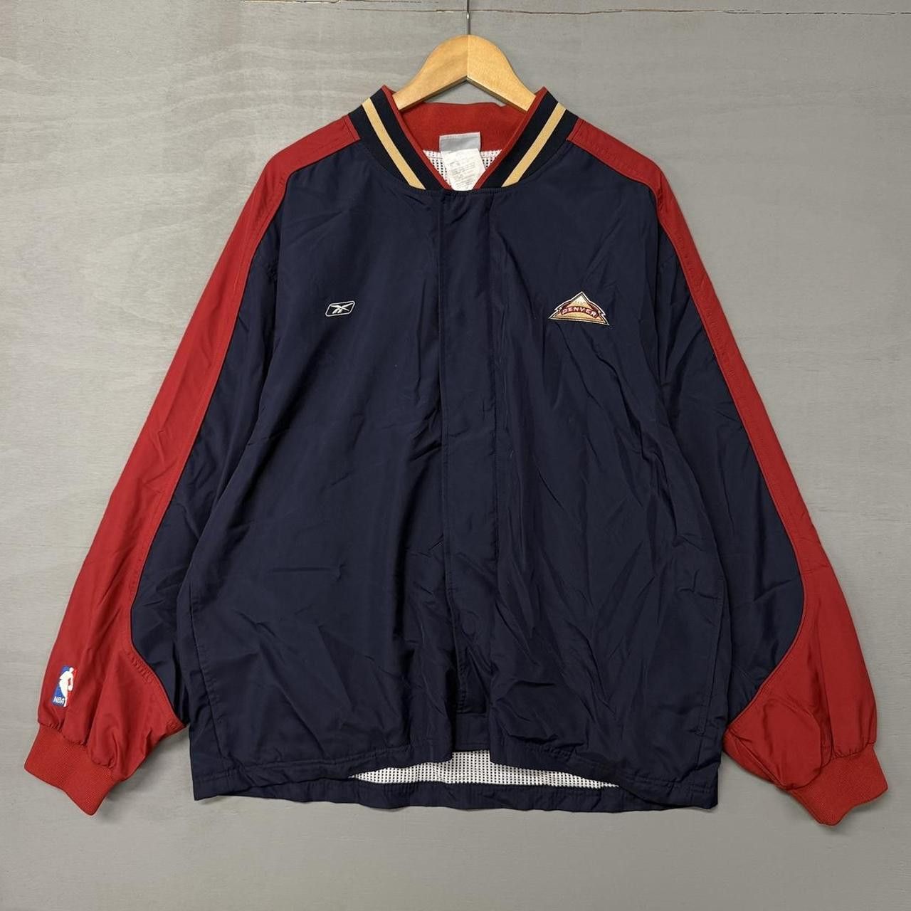 Reebok Vintage Denver Nuggets Reebok Mesh Lined Zip Jacket Large Size US L / EU 52-54 / 3 - 2 Thumbnail