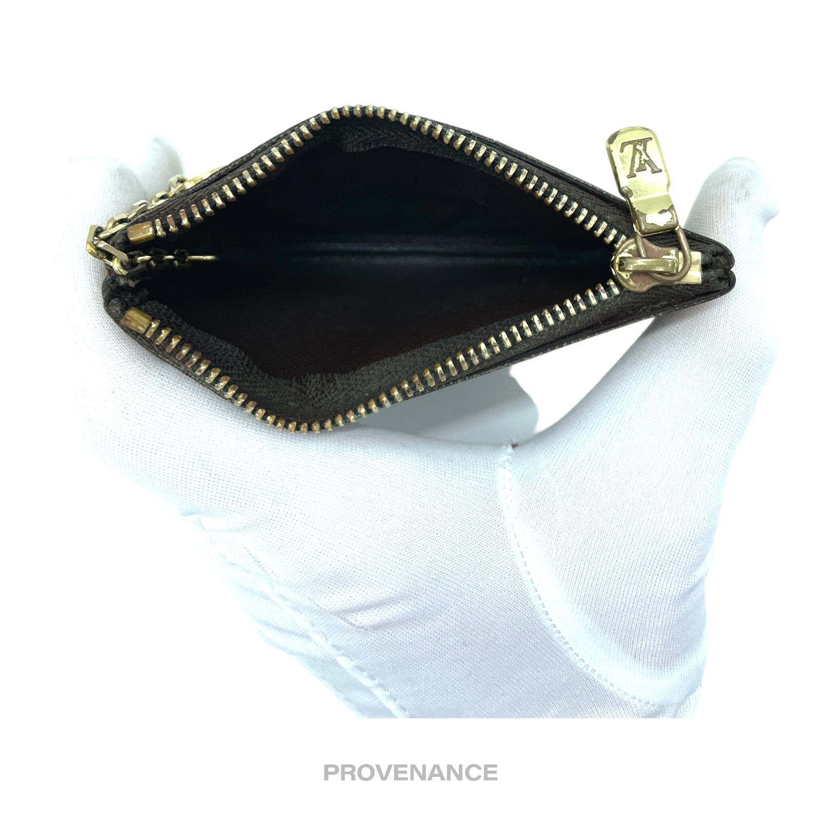 Louis Vuitton 🔴 Louis Vuitton Key Pouch Cles - Damier Ebene Size ONE SIZE - 7 Thumbnail