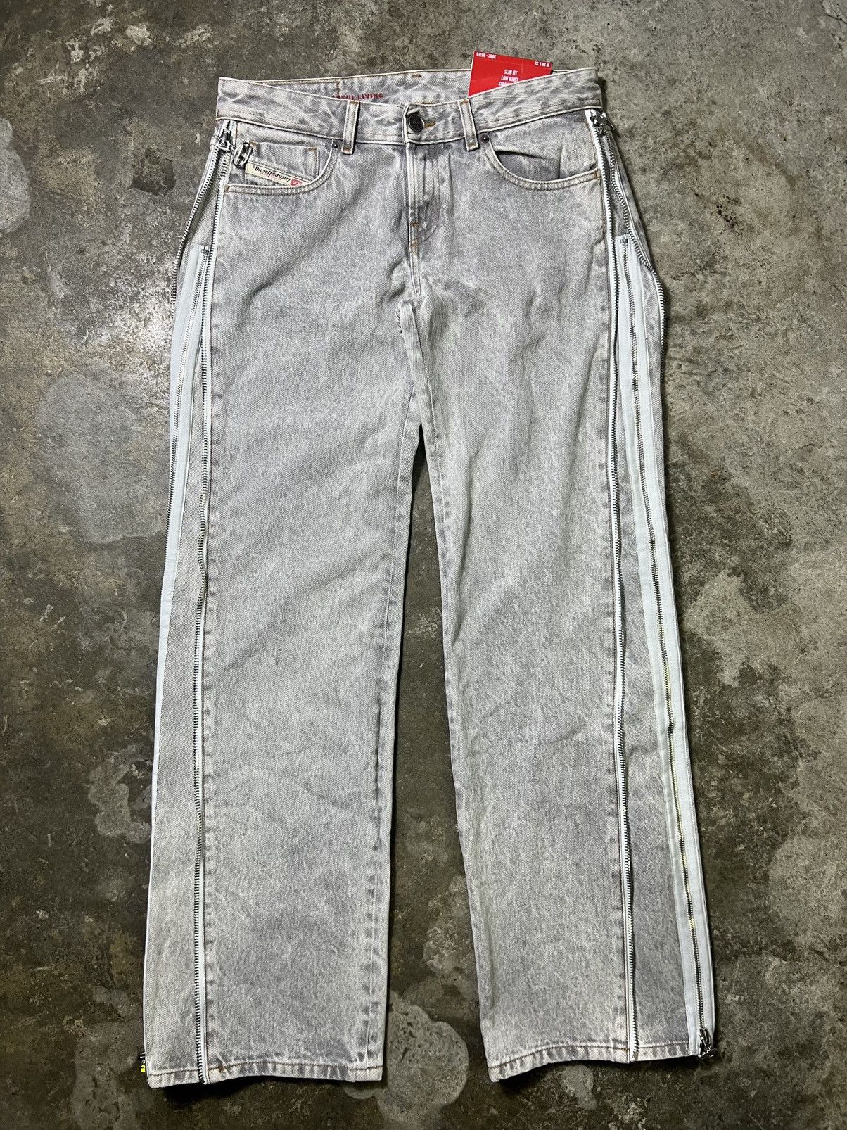 Diesel Diesel - FW/22 - Double Zip Denim Pants Size US 32 / EU 48 - 6 Thumbnail