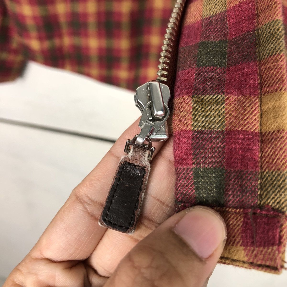 Japanese Brand 📌Vintage Zipper Chore Jacket Kizuku Kazutaka Kato Tartan Size US M / EU 48-50 / 2 - 17 Thumbnail