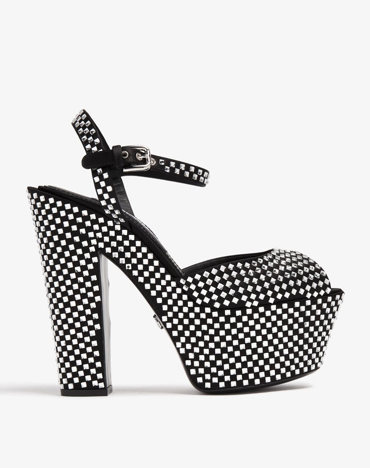 Dolce & Gabbana Dolce Gabbana Crystal-embellished platform sandals size 39 Size US 9 / IT 39 - 2 Thumbnail