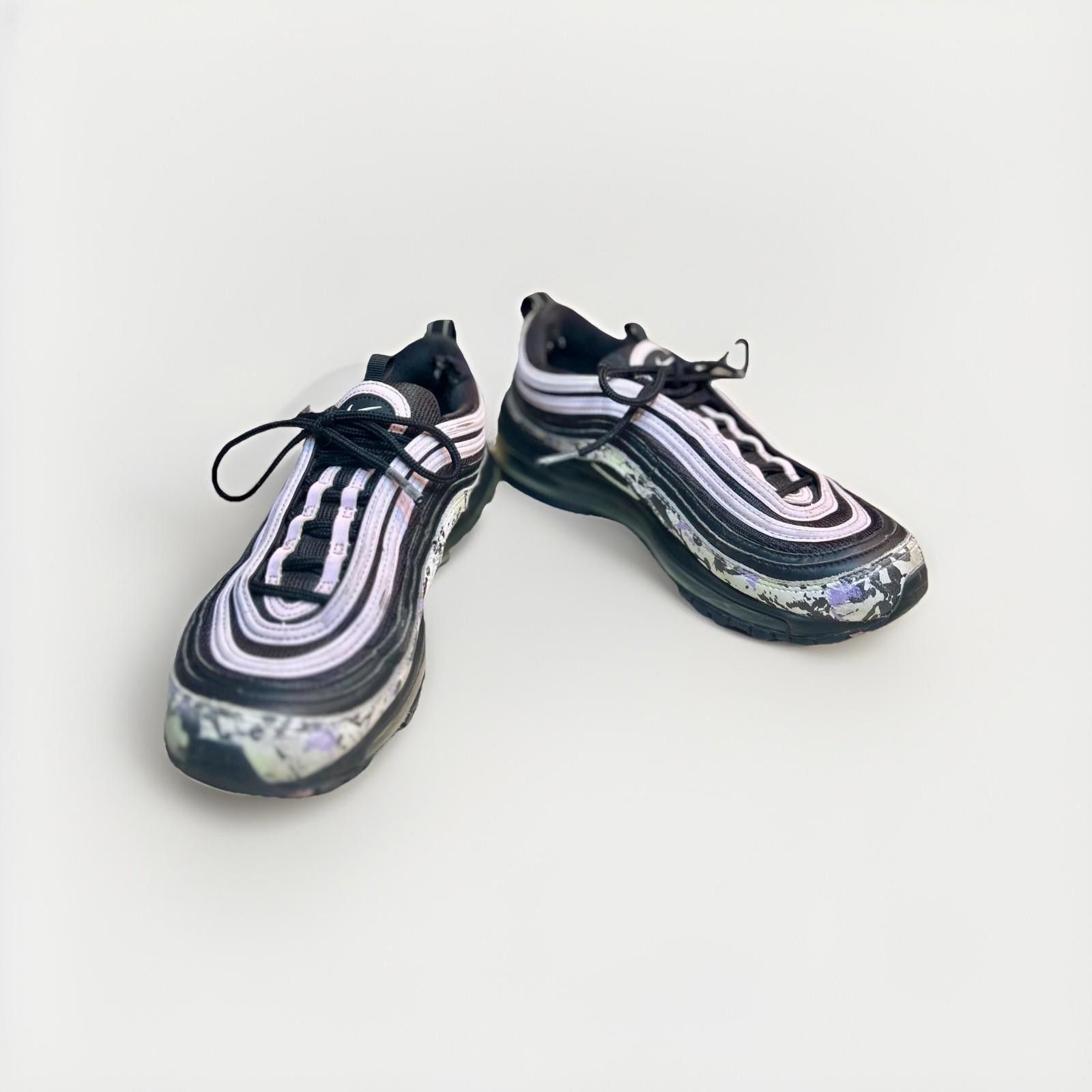 Nike Nike Air Max 97 Women 7 multicolor Paint Splatter CZ0990-100 Size US 7 / IT 37 - 2 Thumbnail