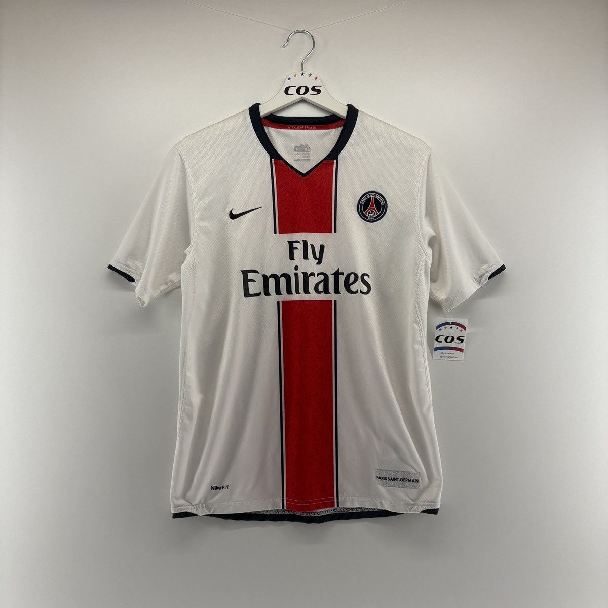 Nike Paris Saint Germain PSG 2007 2008 Away Soccer Jersey Size US S / EU 44-46 / 1 - 1 Thumbnail