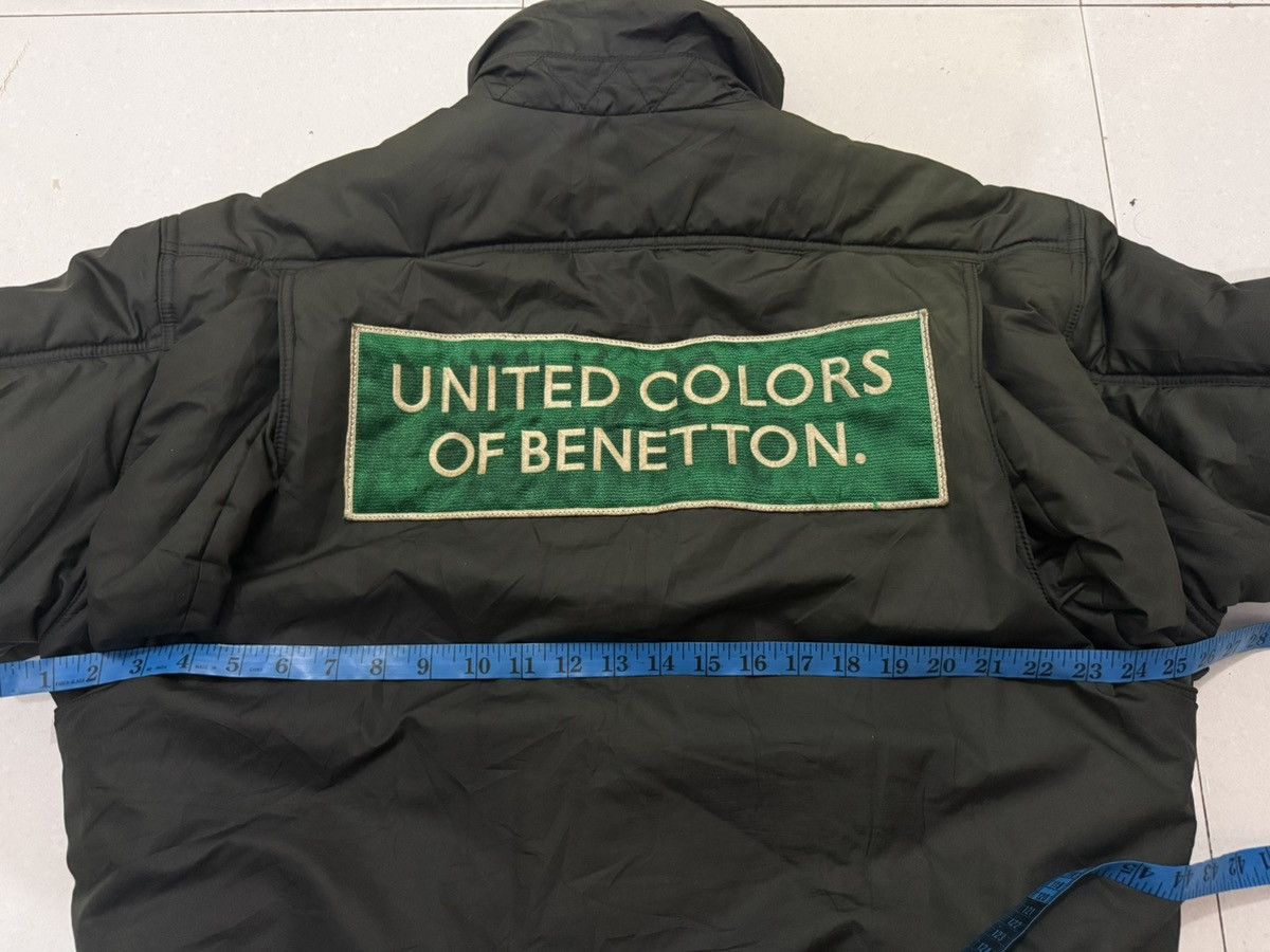 United Colors Of Benetton 90’s UCOB Big Logo Bomber Distress Jacket Size US M / EU 48-50 / 2 - 16 Thumbnail