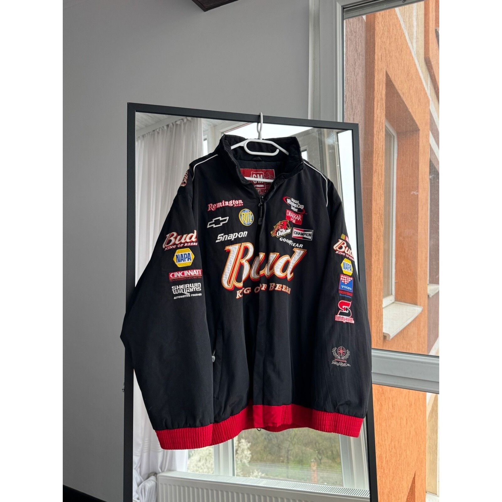Budweiser VTG Bud Budweiser King Of Beer NASCAR Racing Jacket Size US L / EU 52-54 / 3 - 2 Thumbnail