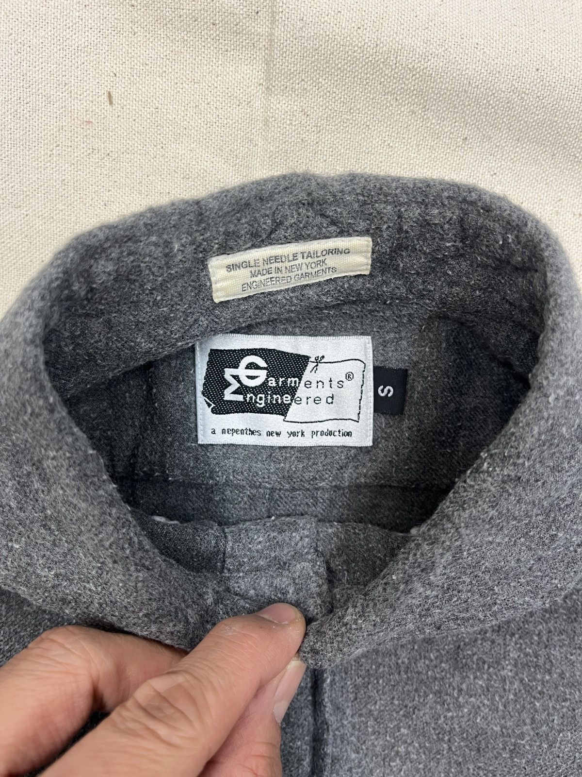 Engineered Garments Engineered Garments FW Grey 19th Century BD Shirt Cotton S Size US S / EU 44-46 / 1 - 7 Thumbnail