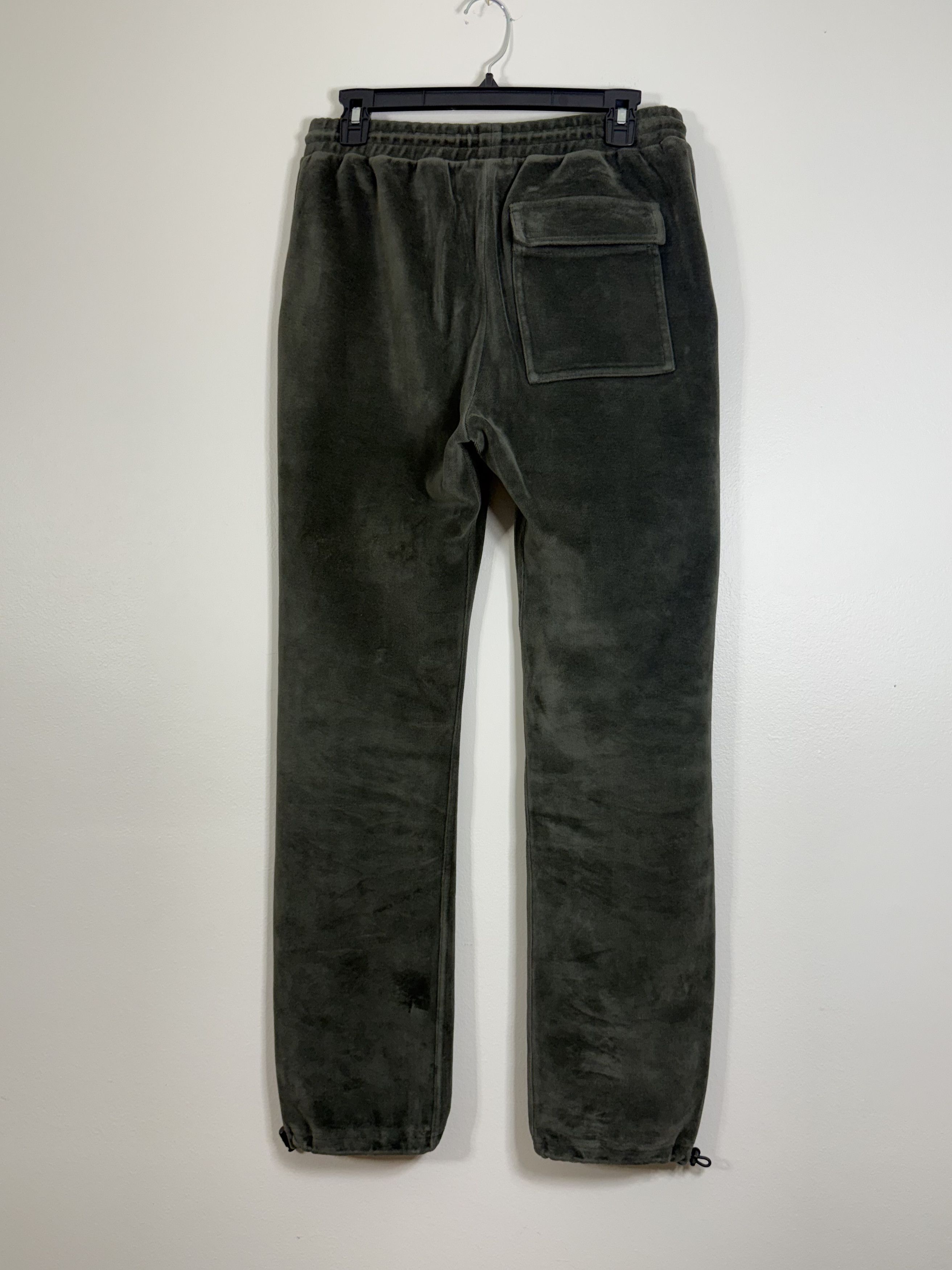 Phipps Velvet (Forest Green) Jogger Sweatpants Size US 32 / EU 48 - 2 Thumbnail