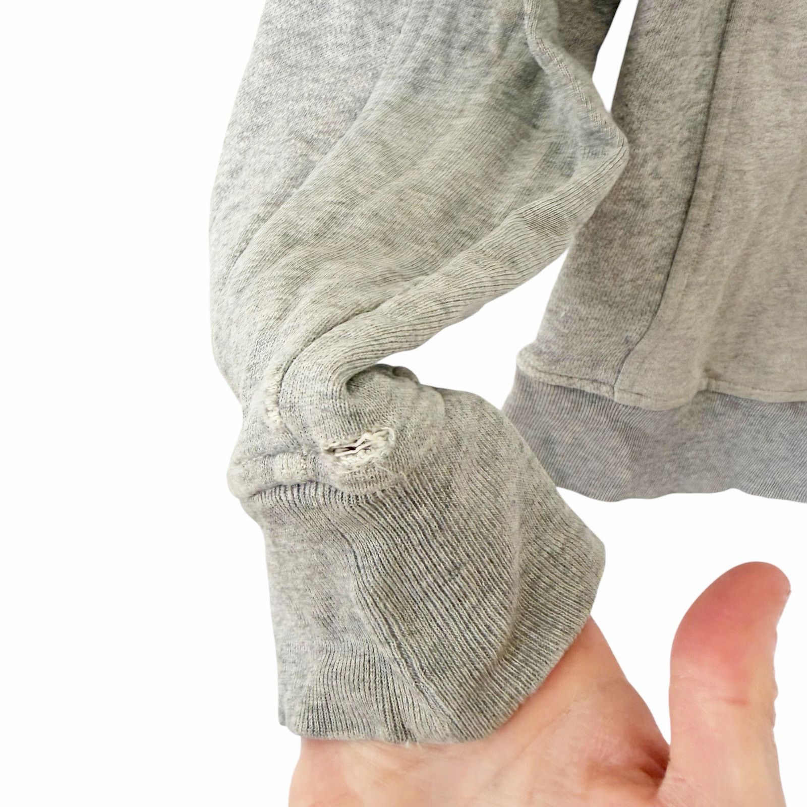 Our Legacy Our Legacy SS15 Grey Melange Crewneck Sweatshirt Sz S Size S / US 4 / IT 40 - 3 Thumbnail