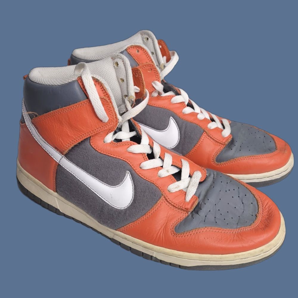 Nike VINTAGE Nike Dunk High College Orange/Flint Grey Men’s 11.5 Nike Dunk High Sneakers Size US 7 / EU 40 - 1 Thumbnail