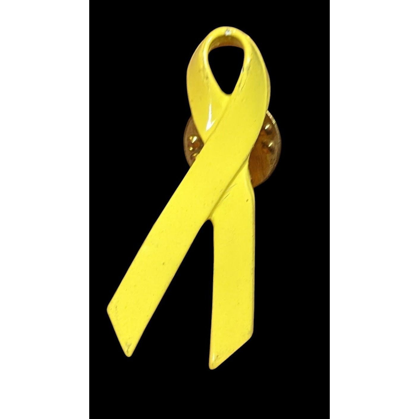 Other Yellow Ribbon Enamel Over Metal Lapel Pin Size ONE SIZE - 1 Thumbnail