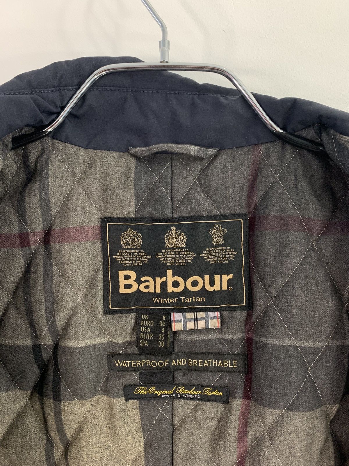 Barbour × Designer Barbour Millfire Quilted Womens Trench Coat S Size Size S / US 4 / IT 40 - 14 Thumbnail